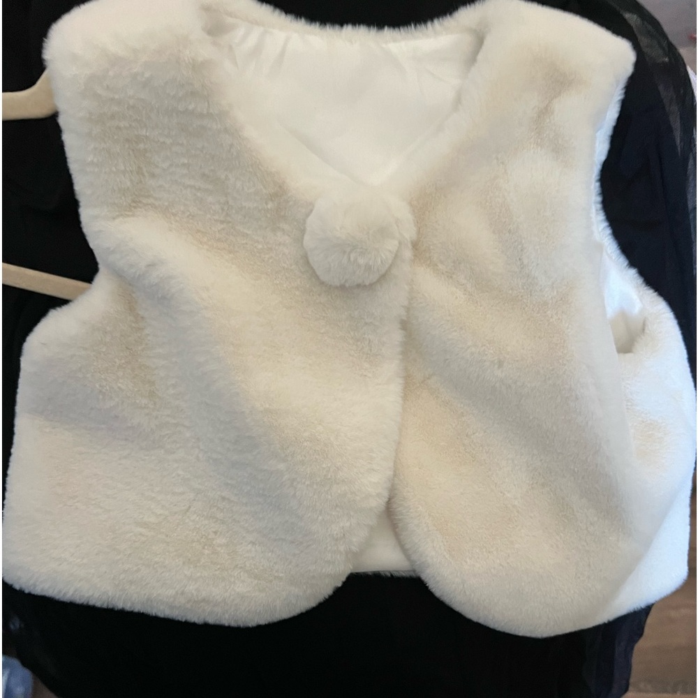 Faux fur vest